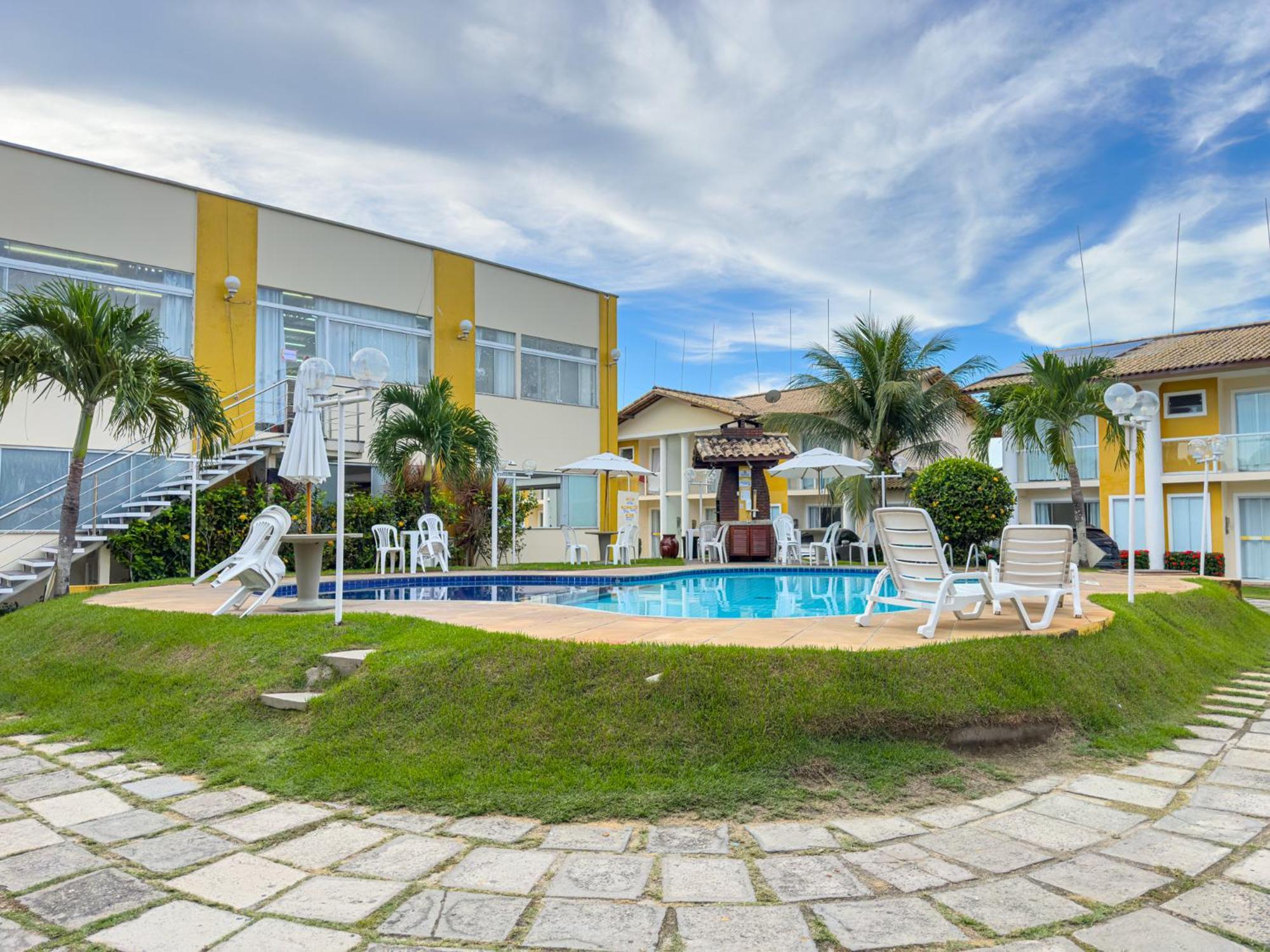 FLAT em residencial! Praia de taperapuan! Porto Seguro Exterior foto
